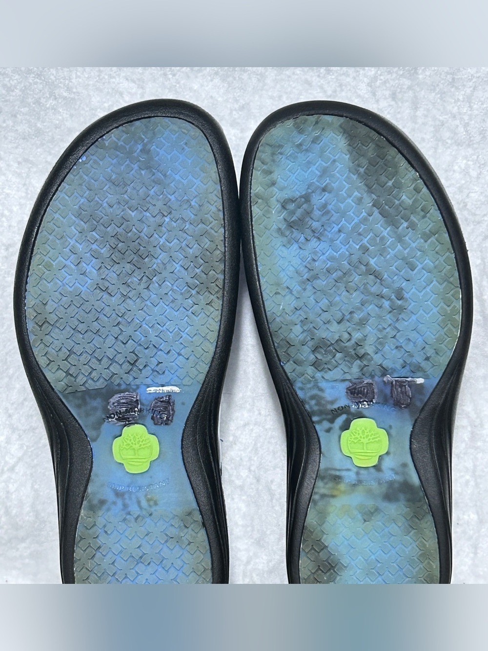 Timberland Pro Womens Blue Renova Professional Slip On Clogs Work Shoes SZ 9.5 - Picture 9 of 11